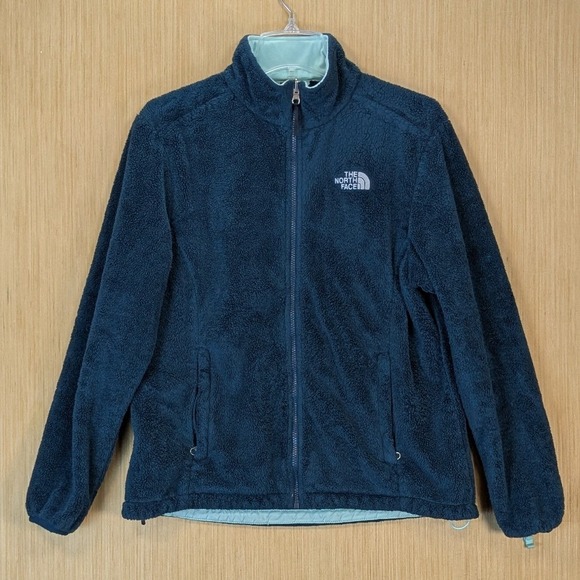 The North Face Jackets & Blazers - The North Face Fuzzy Osito Gorpcore Fleece Jacket Women Large Teal Blue Full Zip